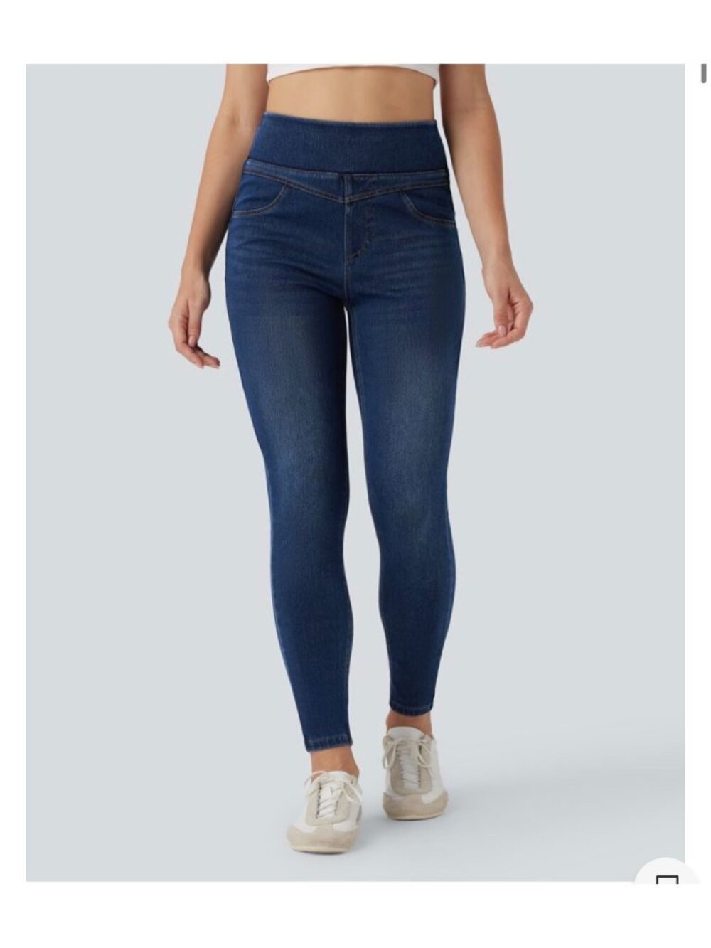 Halara XL full length  Denim Leggings XL Full-Length Athleisure Stretch High-Wai